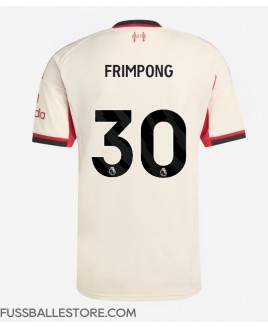 Günstige Liverpool Jeremie Frimpong #30 Auswärtstrikot 2025-26 Kurzarm